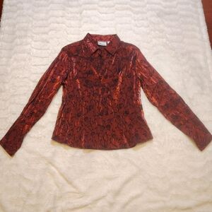 Kathie Lee Collection Vampiric Button Up